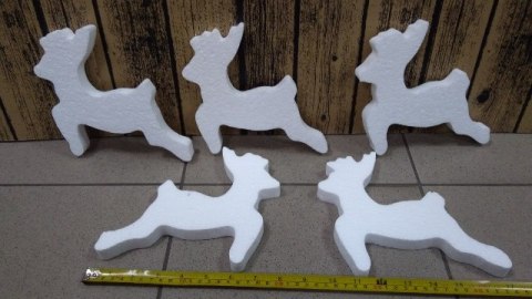 Styropianowy RENIFER 5szt. 20/2cm Styropianowy RENIFER 5szt. 20/2cm