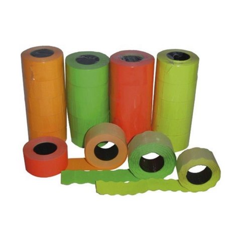 Taśma do metkownicy 26x16 kolorowa falista 5szt. Taśma do metkownicy 26x16 kolorowa falista 5szt.