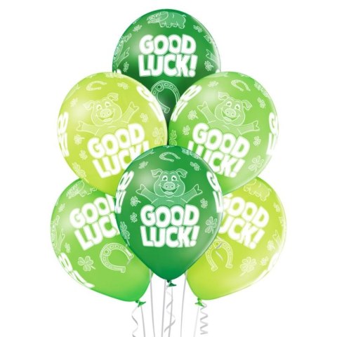 Balony 6szt. 12" GOOD LUCK | 42-46 Balony 6szt. 12" GOOD LUCK | 42-46