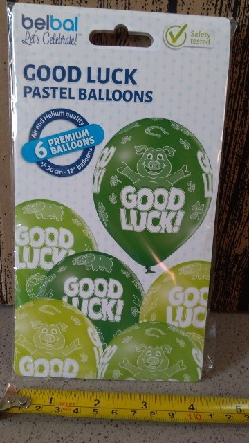Balony 6szt. 12" GOOD LUCK | 42-46 Balony 6szt. 12" GOOD LUCK | 42-46