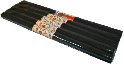 Bibuła 10szt. CZARNA 200x50cm Bibuła 10szt. CZARNA 200x50cm