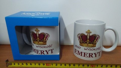 Kubek JEGO WYSOKOŚĆ EMERYT Kubek JEGO WYSOKOŚĆ EMERYT