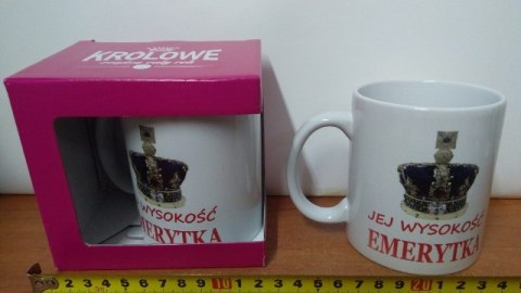 Kubek JEJ WYSOKOŚĆ EMERYTKA mix Kubek JEJ WYSOKOŚĆ EMERYTKA mix