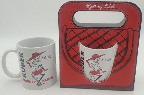 Kubek w ozdobnym opakowaniu 300 ml Kobieta z klasą Kubek w ozdobnym opakowaniu 300 ml Kobieta z klasą