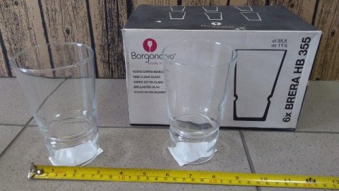 Szklanka 6szt. do napojów 355ml BORGONOWO Szklanka 6szt. do napojów 355ml BORGONOWO
