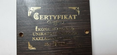 Obraz ikona 10x15 MATKA BOSKA Z DZIECIĄTKIEM Obraz ikona 10x15 MATKA BOSKA Z DZIECIĄTKIEM