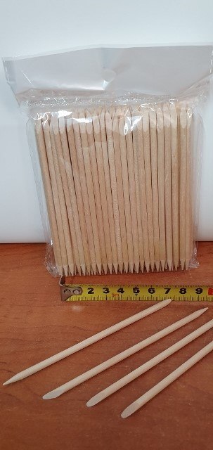 Patyczki drewniane do skórek 100szt. Patyczki drewniane do skórek 100szt.