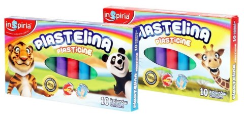 Plastelina 10 kolorów INSPIRIA 3811 Plastelina 10 kolorów INSPIRIA 3811