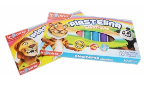 Plastelina 10 kolorów INSPIRIA 3811 Plastelina 10 kolorów INSPIRIA 3811