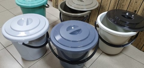 Wiadro 10l + pokrywka Wiadro 10l + pokrywka