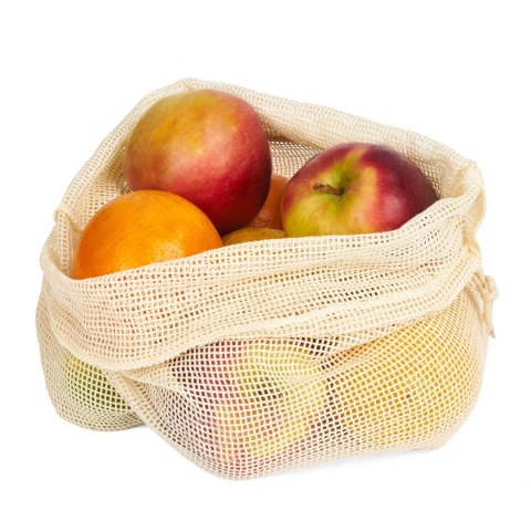 Woreczki bawełniane No Waste 6 szt. różne rozmiary Woreczki bawełniane No Waste 6 szt. różne rozmiary