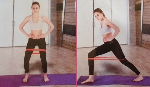 Gumy do ćwiczeń taśmy oporowe 5szt Gumy do ćwiczeń taśmy oporowe 5szt