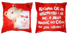 Poduszka dwustronna 20 x 20 cm - TY + JA M10