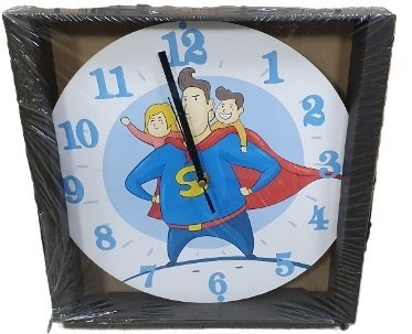 Zegar ścienny 30cm SUPERMAN Zegar ścienny 30cm SUPERMAN