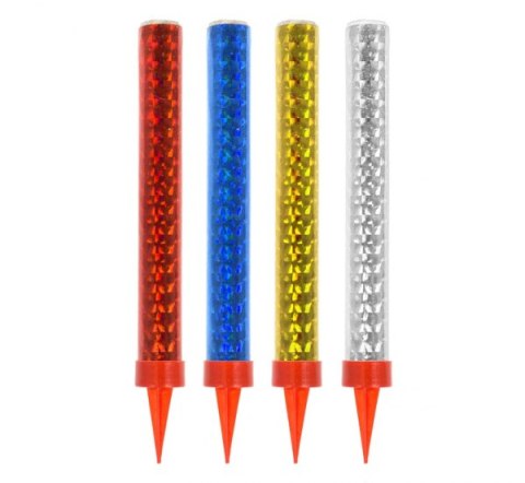Fontanny party holograficzne 12 cm 12 szt. | SFF0900H Fontanny party holograficzne 12 cm 12 szt. | SFF0900H