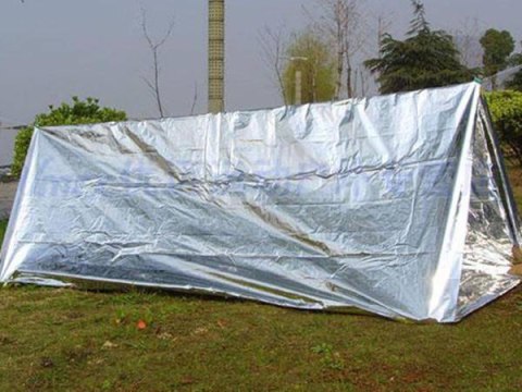 Koc termiczny ratunkowy folia życia mata 160 x 210cm 01449 Koc termiczny ratunkowy folia życia mata 160 x 210cm 01449