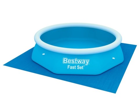 Mata pod basen 274x274 cm folia 58000 BESTWAY Mata pod basen 274x274 cm folia 58000 BESTWAY