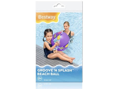 Piłka plażowa dmuchana 51 cm BESTWAY 31036 Piłka plażowa dmuchana 51 cm BESTWAY 31036