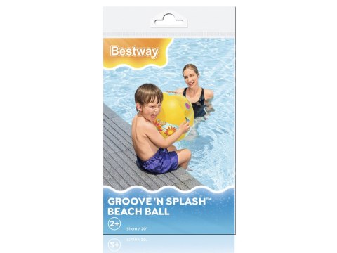 Piłka plażowa dmuchana 51 cm BESTWAY 31036 Piłka plażowa dmuchana 51 cm BESTWAY 31036