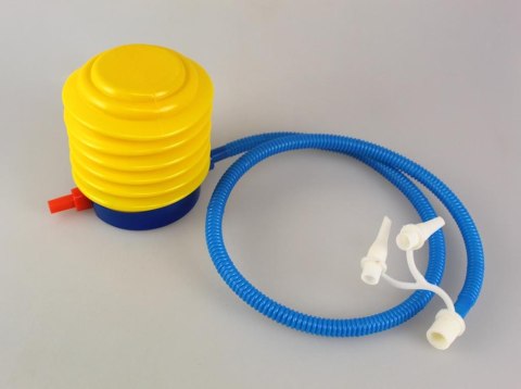Pompka nożna plastikowa do materaca, roweru + 2 końcówki | AE-1459 Pompka nożna plastikowa do materaca, roweru + 2 końcówki | AE-1459