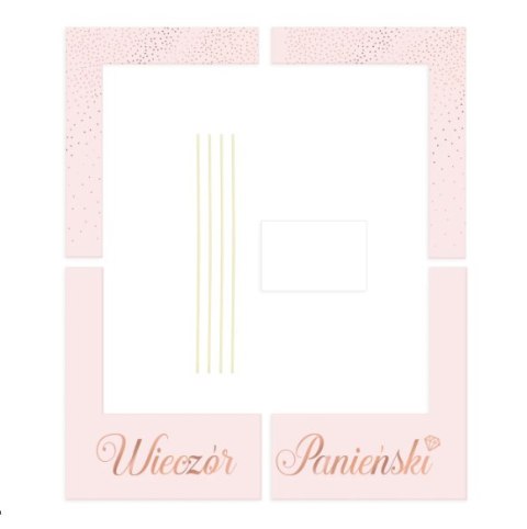 Ramka do zdjęć Wieczór Panieński rosegold DIY Ramka do zdjęć Wieczór Panieński rosegold DIY
