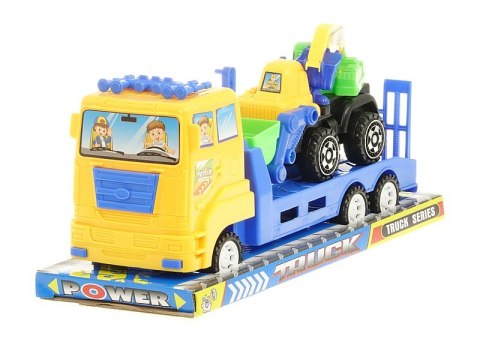 Auto z lawetą i ciężarówką 28,5x11,5x8,5cm Auto z lawetą i ciężarówką 28,5x11,5x8,5cm