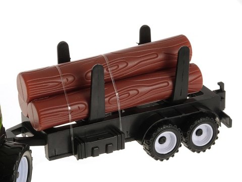 Kombajn z przyczepą z drewnem 33x10x9cm Kombajn z przyczepą z drewnem 33x10x9cm