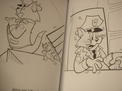 Książeczka kolorowanka + naklejki TOM I JERRY Książeczka kolorowanka + naklejki TOM I JERRY