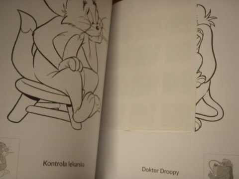 Książeczka kolorowanka + naklejki TOM I JERRY Książeczka kolorowanka + naklejki TOM I JERRY