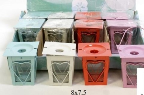 Lampion metalowy na tea light 8x7,5cm SERCE Lampion metalowy na tea light 8x7,5cm SERCE