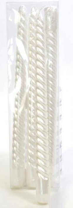 Świeczki kręcone metalizowane 31 cm 4szt Świeczki kręcone metalizowane 31 cm 4szt