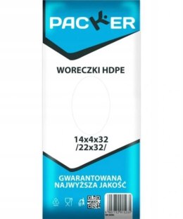 Woreczki torebki HDPE 22 x32 packer - 700 szt