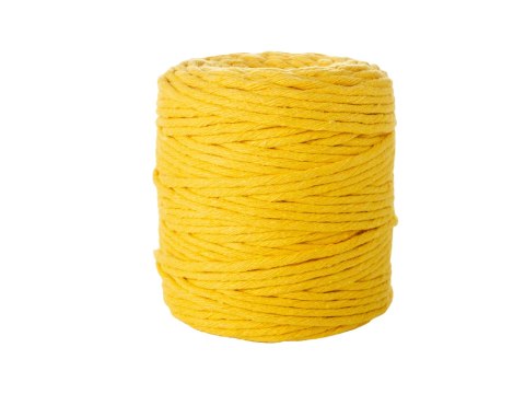 Sznurek bawełniany żółty 5mm x 100m SBK-12 Sznurek bawełniany żółty 5mm x 100m SBK-12