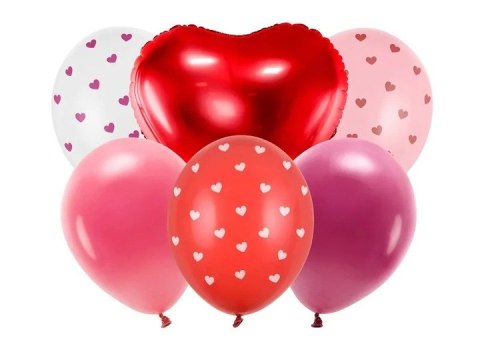 Zestaw balonów Be mine valentine, mix ZB1 Zestaw balonów Be mine valentine, mix ZB1
