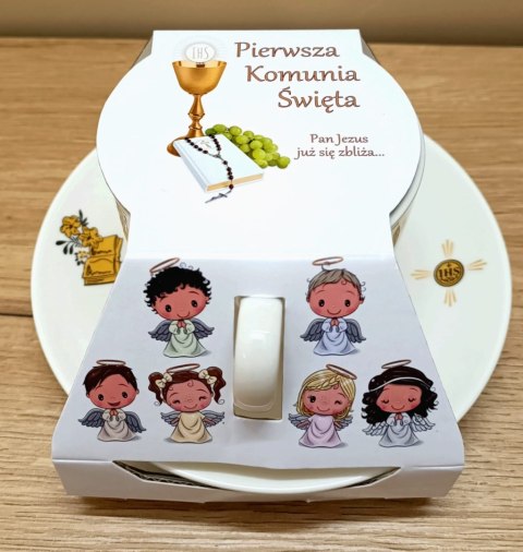 Filiżanka + spodek Pierwsza Komunia Święta Filiżanka + spodek Pierwsza Komunia Święta
