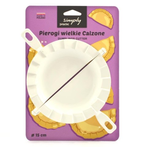 Forma do pierogów plastikowa Calzone biała Forma do pierogów plastikowa Calzone biała