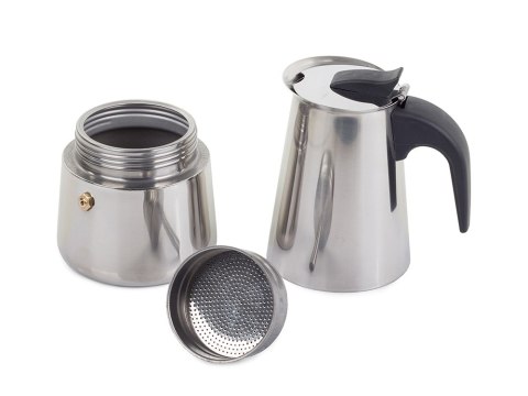 Włoska kawiarka ita zaparzacz 9 kaw 450ml stalowa | 07008 Włoska kawiarka ita zaparzacz 9 kaw 450ml stalowa | 07008
