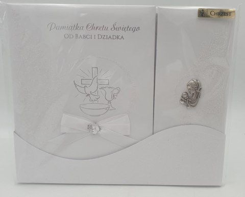 Album A4 Pamiątka Chrztu Świętego od Babci i Dziadka Album A4 Pamiątka Chrztu Świętego od Babci i Dziadka