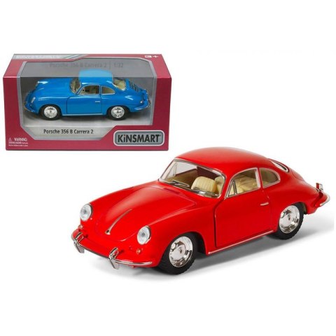 Auto metalowe KINSMART PORSCHE 356 B CARRERA 2 1:32 K-128 Auto metalowe KINSMART PORSCHE 356 B CARRERA 2 1:32 K-128