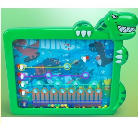 Gra zręcznościowa KULKI zielony dinozaur 22x19cm | NT6657 Gra zręcznościowa KULKI zielony dinozaur 22x19cm | NT6657