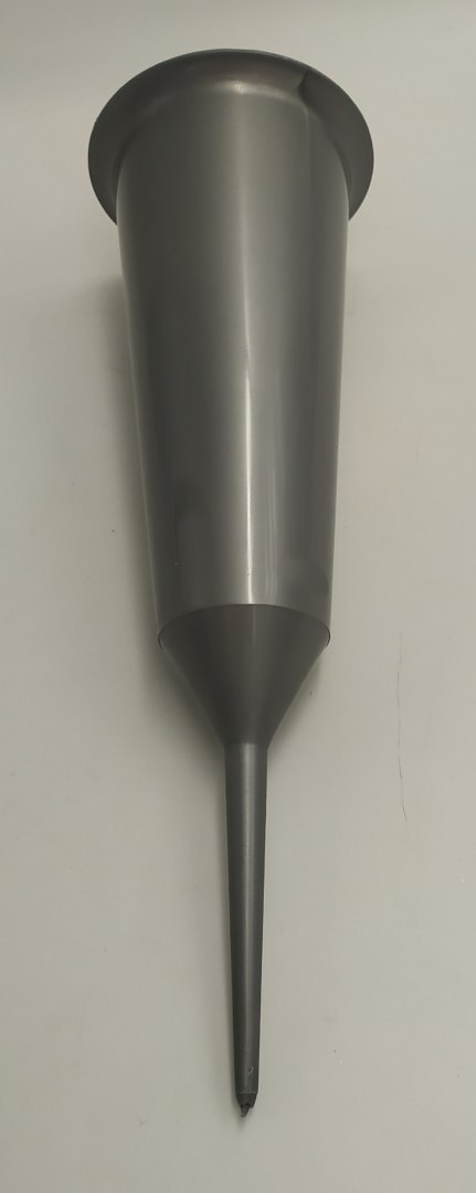 Wazon szpic 5szt Srebrny 33cm Wazon szpic 5szt Srebrny 33cm