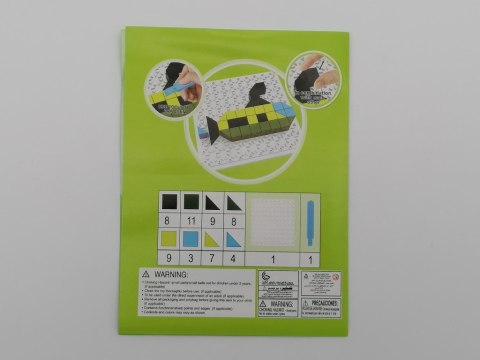 Zestaw do układania klocków diy 17,5x13x3,5cm Zestaw do układania klocków diy 17,5x13x3,5cm