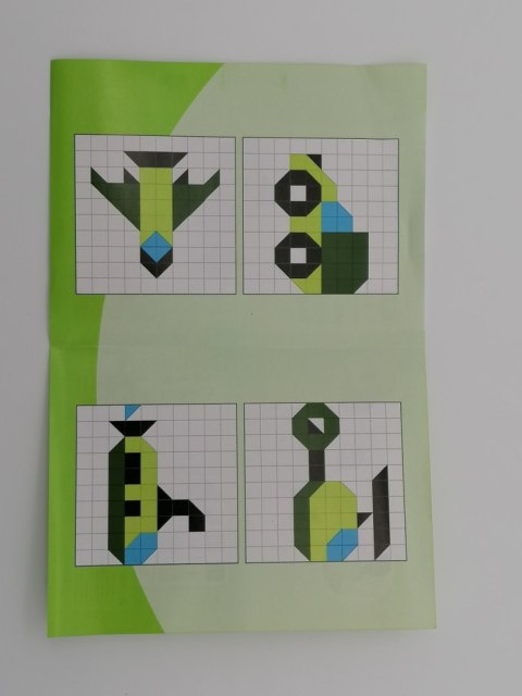 Zestaw do układania klocków diy 17,5x13x3,5cm Zestaw do układania klocków diy 17,5x13x3,5cm