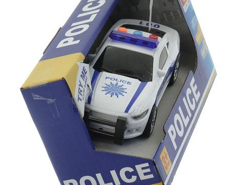 Auto policyjne światło dźwięk 16,5x6,5x5,5cm Auto policyjne światło dźwięk 16,5x6,5x5,5cm