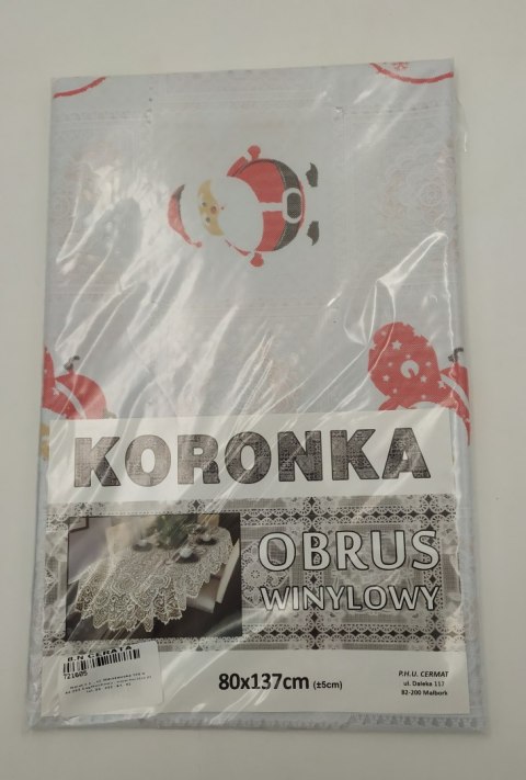 Obrus koronka Boże Narodzenie 120x137 Obrus koronka Boże Narodzenie 120x137