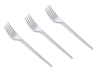 Widelce wielokrotnego użytku 17,5cm białe 50szt. | 00-05 Widelce wielokrotnego użytku 17,5cm białe 50szt. | 00-05