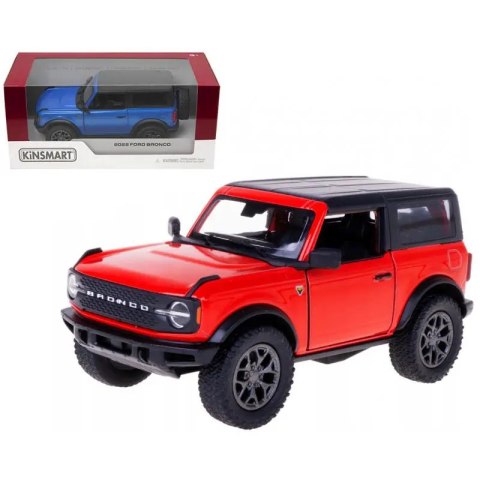 Auto metalowe KINSMART 2022 FORD BRONCO HARD TOP 1:34 Auto metalowe KINSMART 2022 FORD BRONCO HARD TOP 1:34
