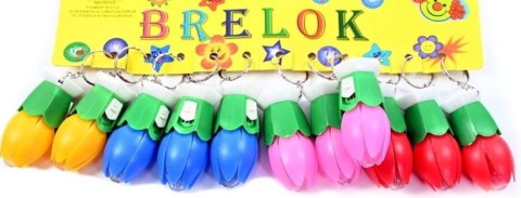 Brelok 12szt. świecący kwiat Brelok 12szt. świecący kwiat
