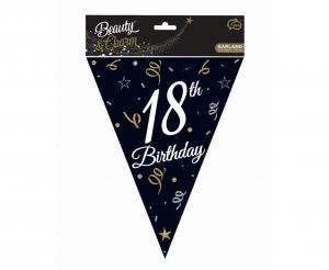 Girlanda papierowa Beauty&Charm z flagami "18", 28x270 cm GP-GF18 Girlanda papierowa Beauty&Charm z flagami "18", 28x270 cm GP-GF18