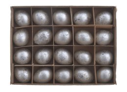 Jajka przepiórki, naturalne wydmuszki 3cm, 20szt. SREBRNE 22CAN08-100Y-20